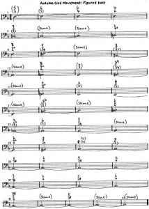 Autumn 2nd Movement: figured bass